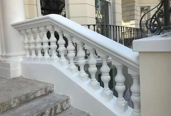 Stone balustrade installation London