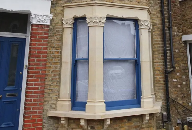 New ground floor bay window, built on new foundations