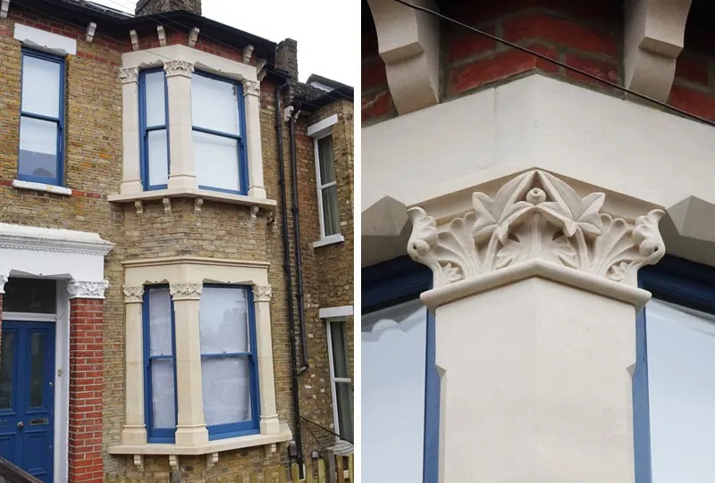 Bay windows rebuilt after subsidence