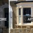 Before and after bay window London