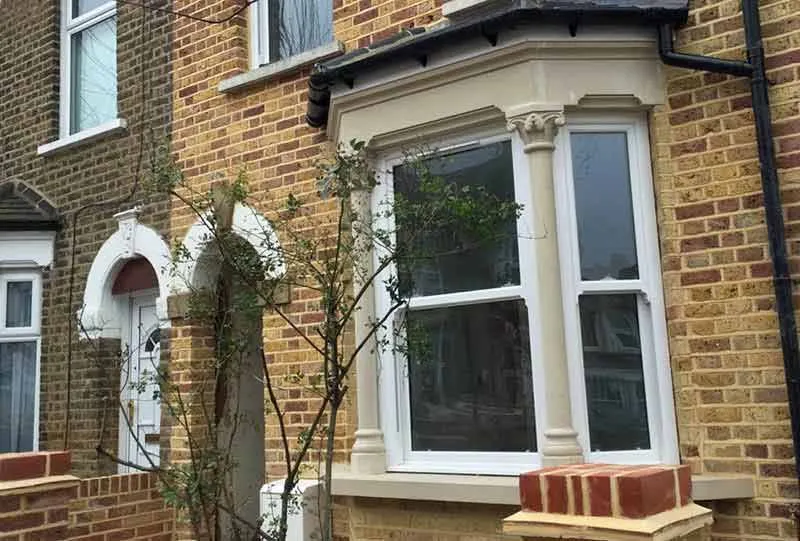 Cast stone window London