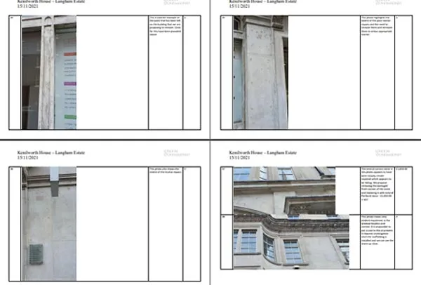 Facade survey notes