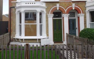 Rebuilt bay window by London Stonemasonry