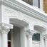 Restored stone door surround LOndon