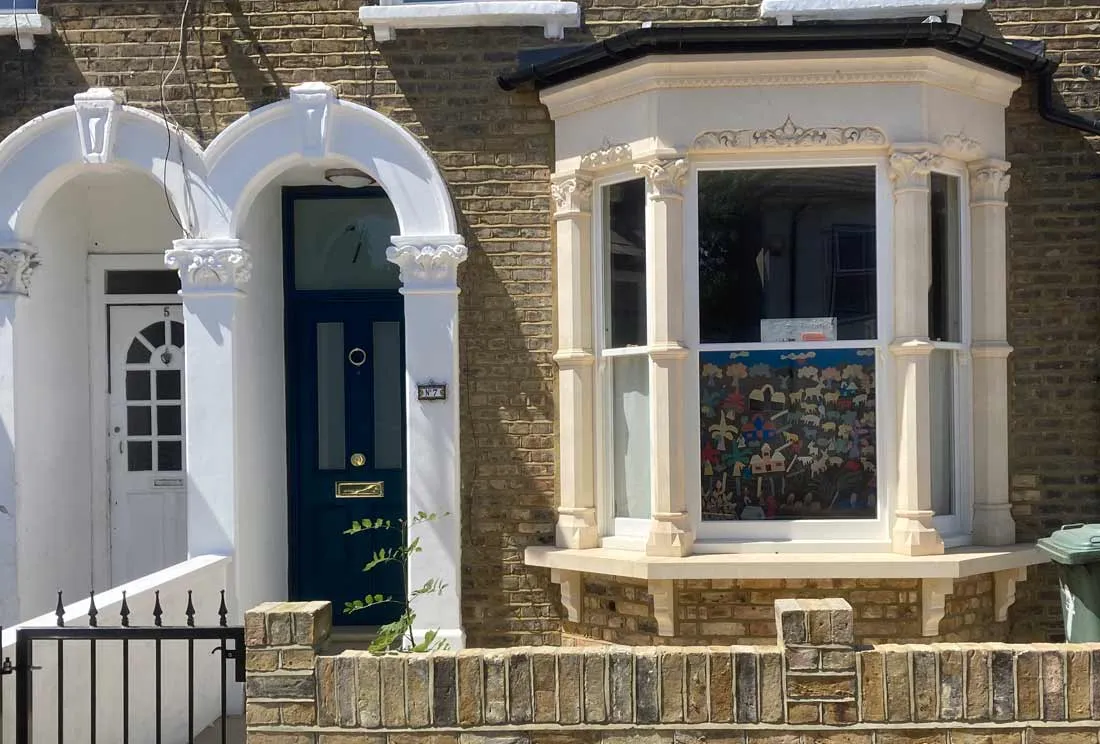 Victorian bay window by London Stonemasonry