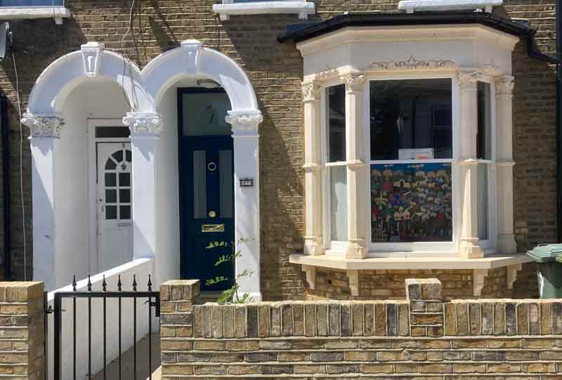 Victorian bay window